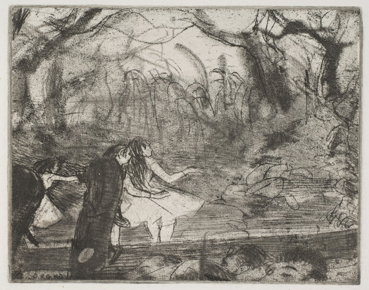 ステージ III、1876-77 年。 作： エドガー・ドガ