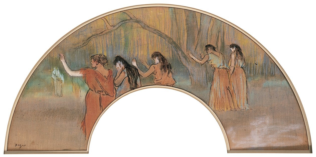 オペラ文字、1880年頃 作： エドガー・ドガ