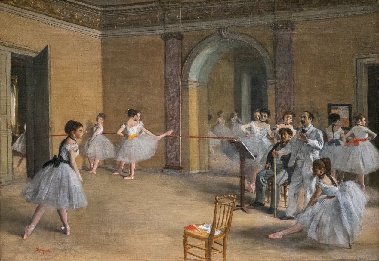 ダンスレコン。1872.キャンバスに油彩 作： エドガー・ドガ