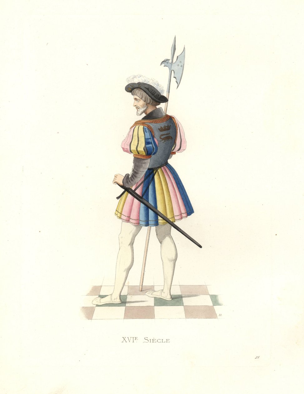 フランシス1世のボディーガード 作： EdmondLechevallier-Chevignard