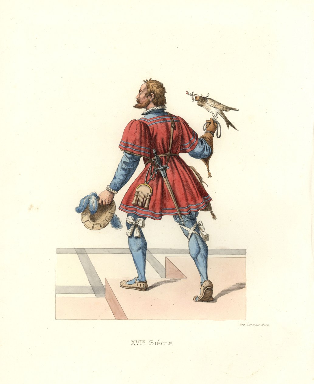 ファルコナーからフランシス1世へ 作： EdmondLechevallier-Chevignard