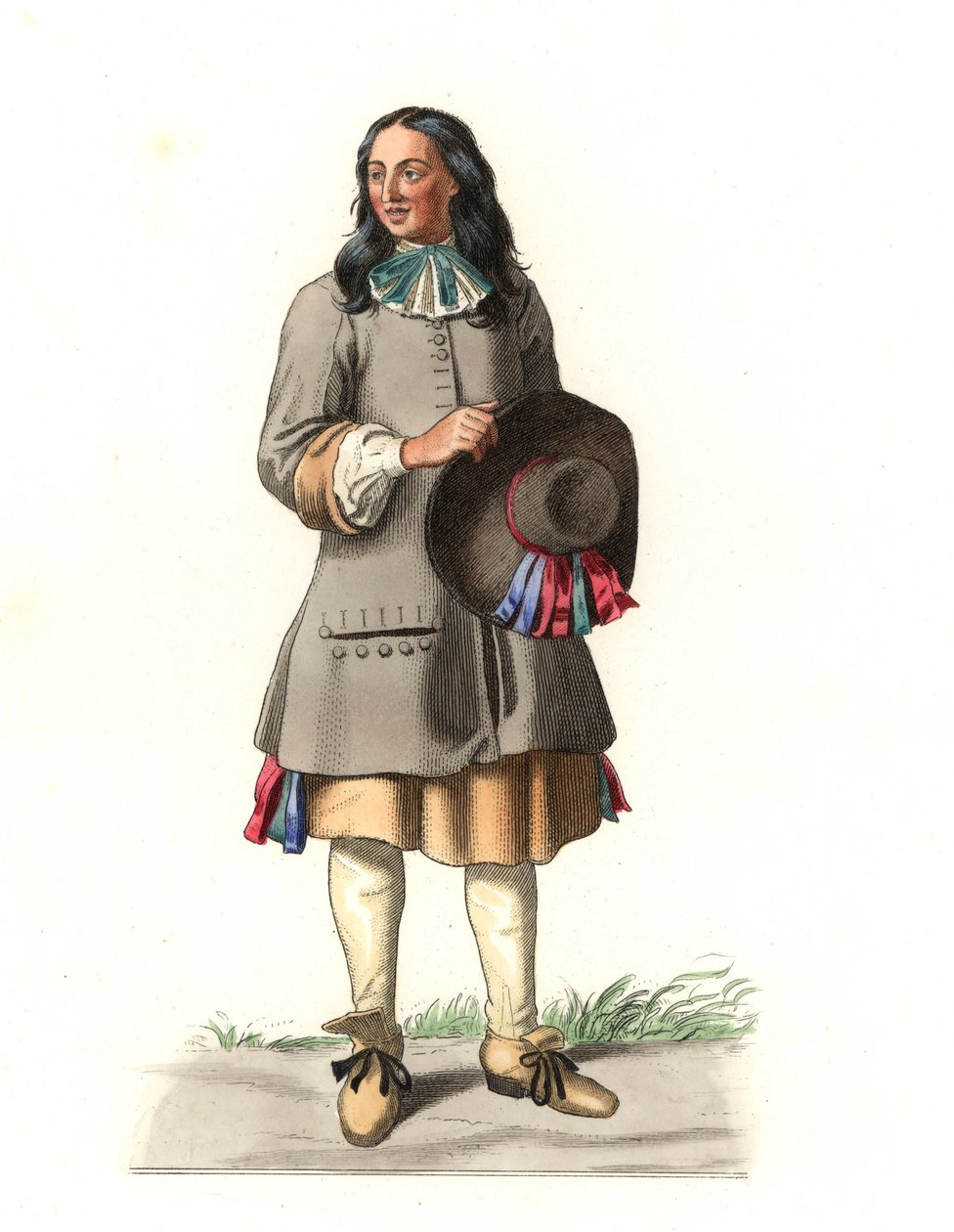 フランスの農民 17世紀 ジャン・サン・ジャンによる1679年の版画の後