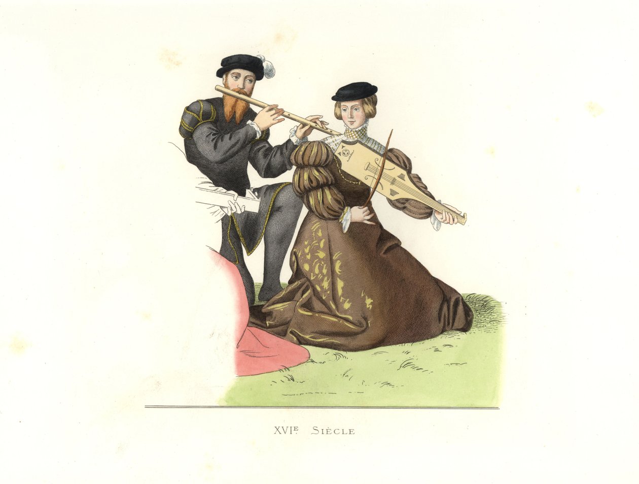 紳士と淑女（イギリス 作： EdmondLechevallier-Chevignard