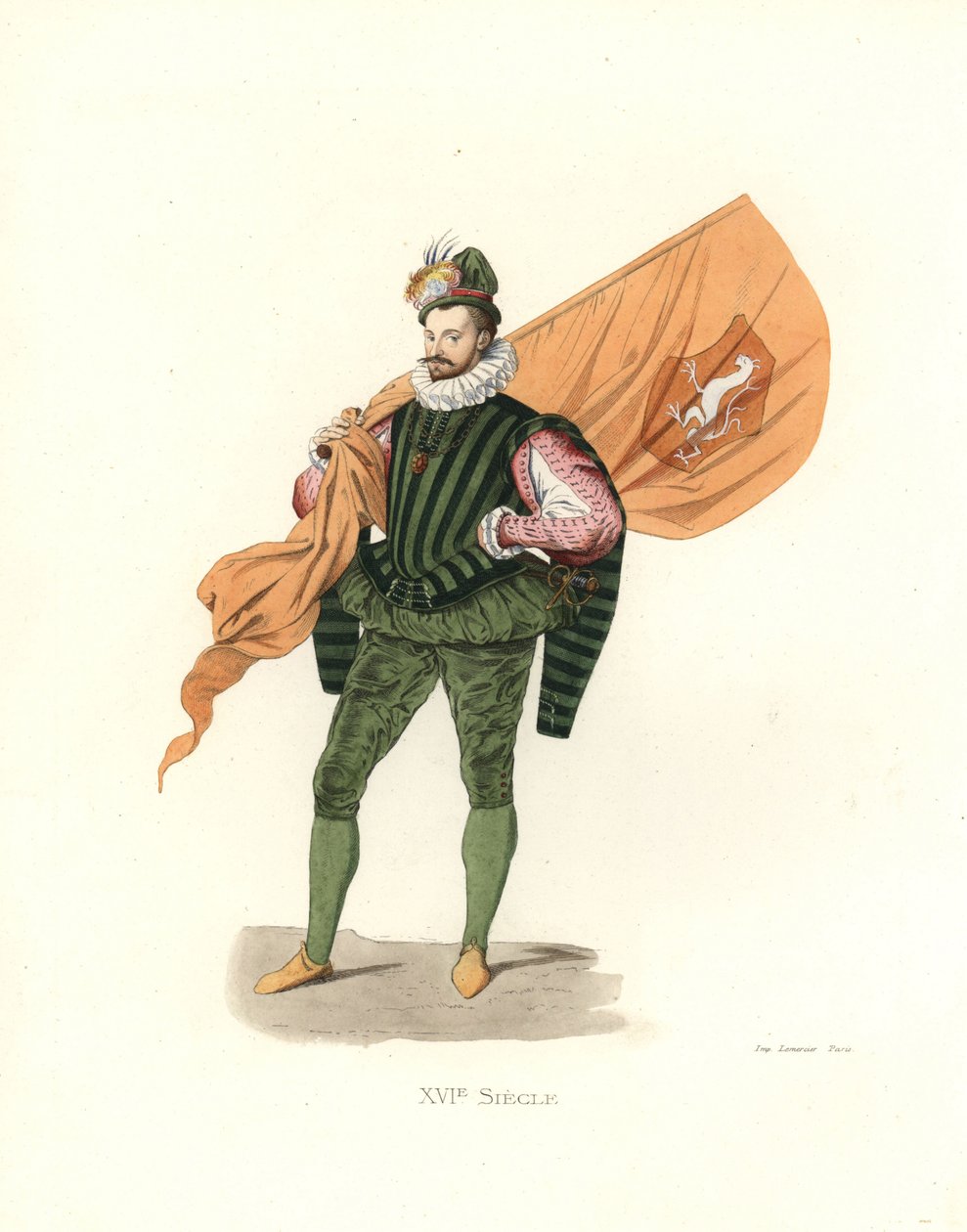 ドイツの旗手、ポルテ・エンシーニュ 作： EdmondLechevallier-Chevignard
