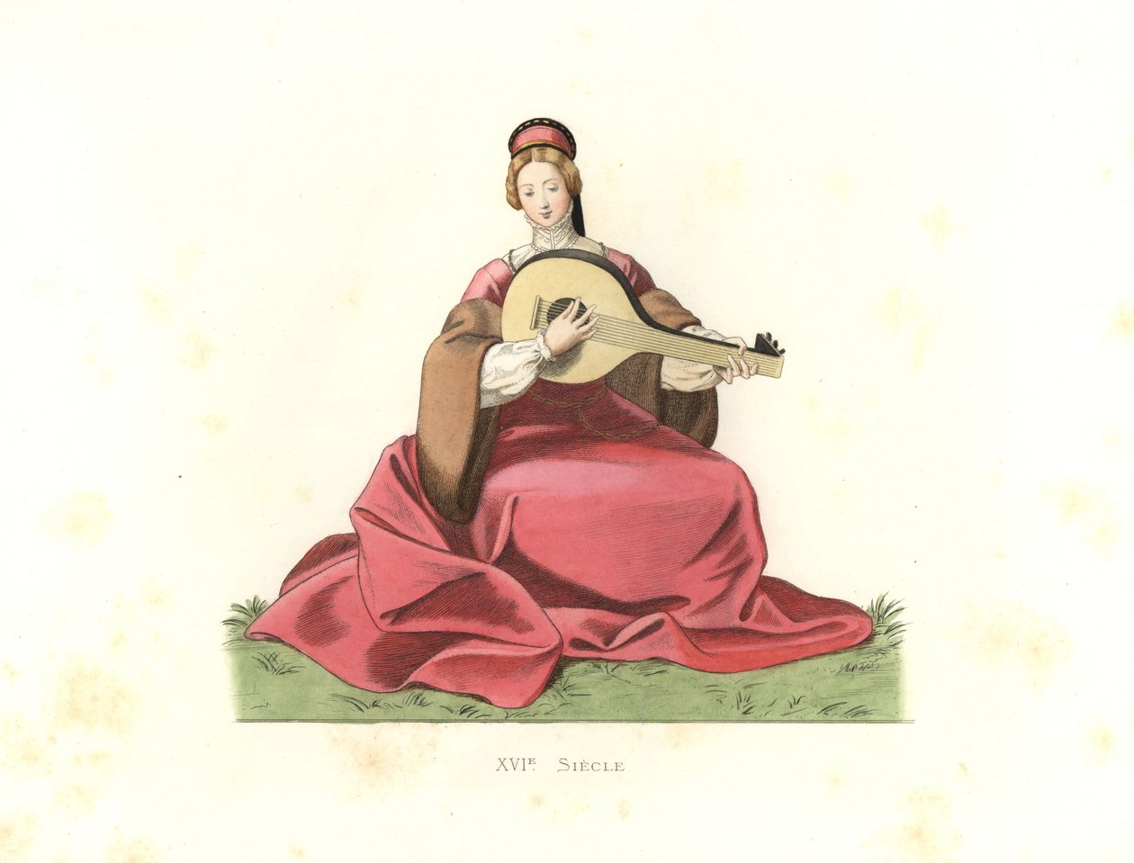 高貴な女性（イギリス 作： EdmondLechevallier-Chevignard
