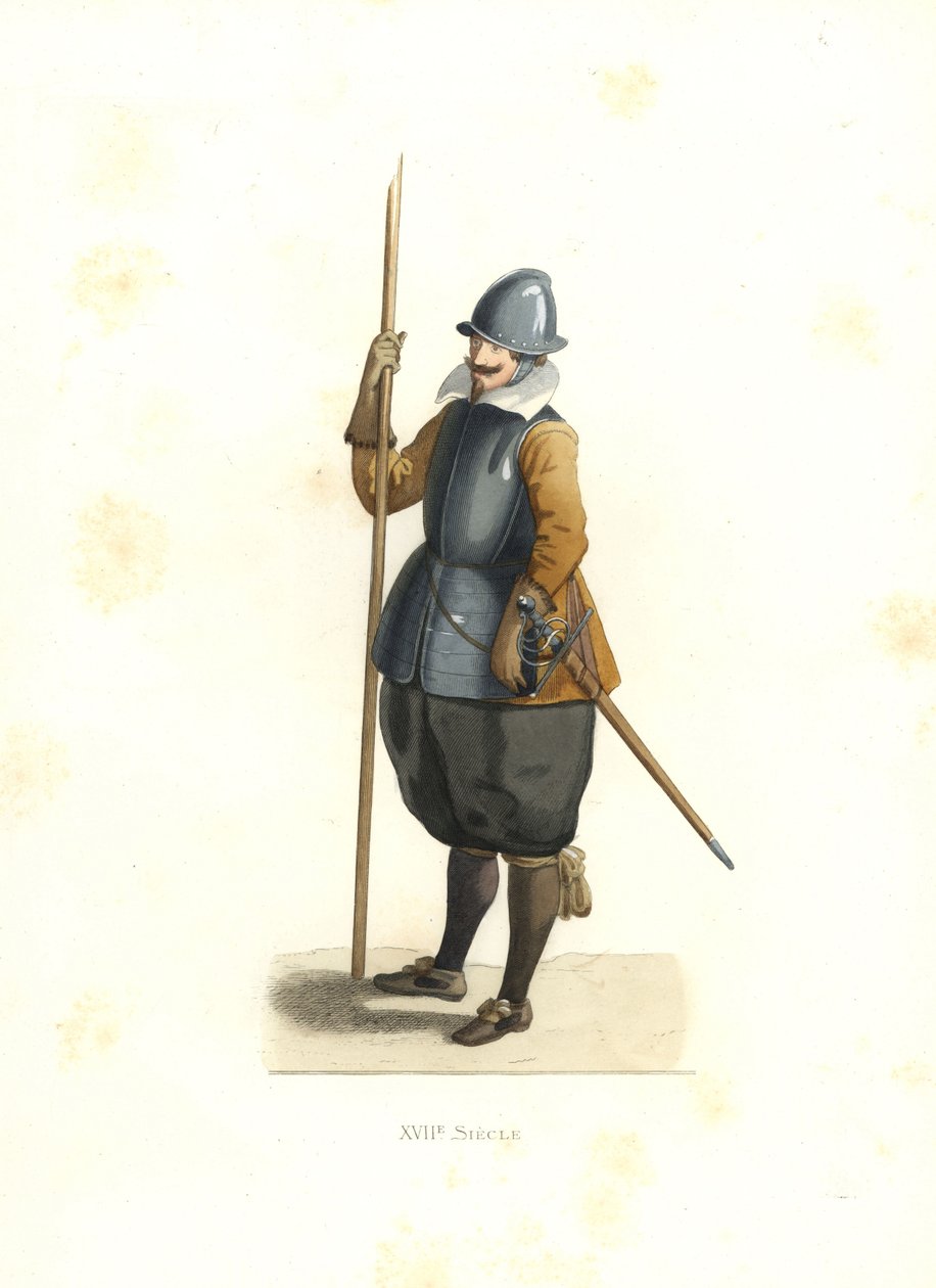 Pikeman, French Flanders 作： EdmondLechevallier-Chevignard