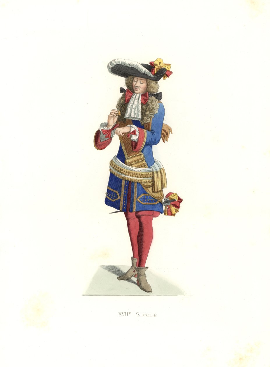 フランスの王室将校 作： EdmondLechevallier-Chevignard