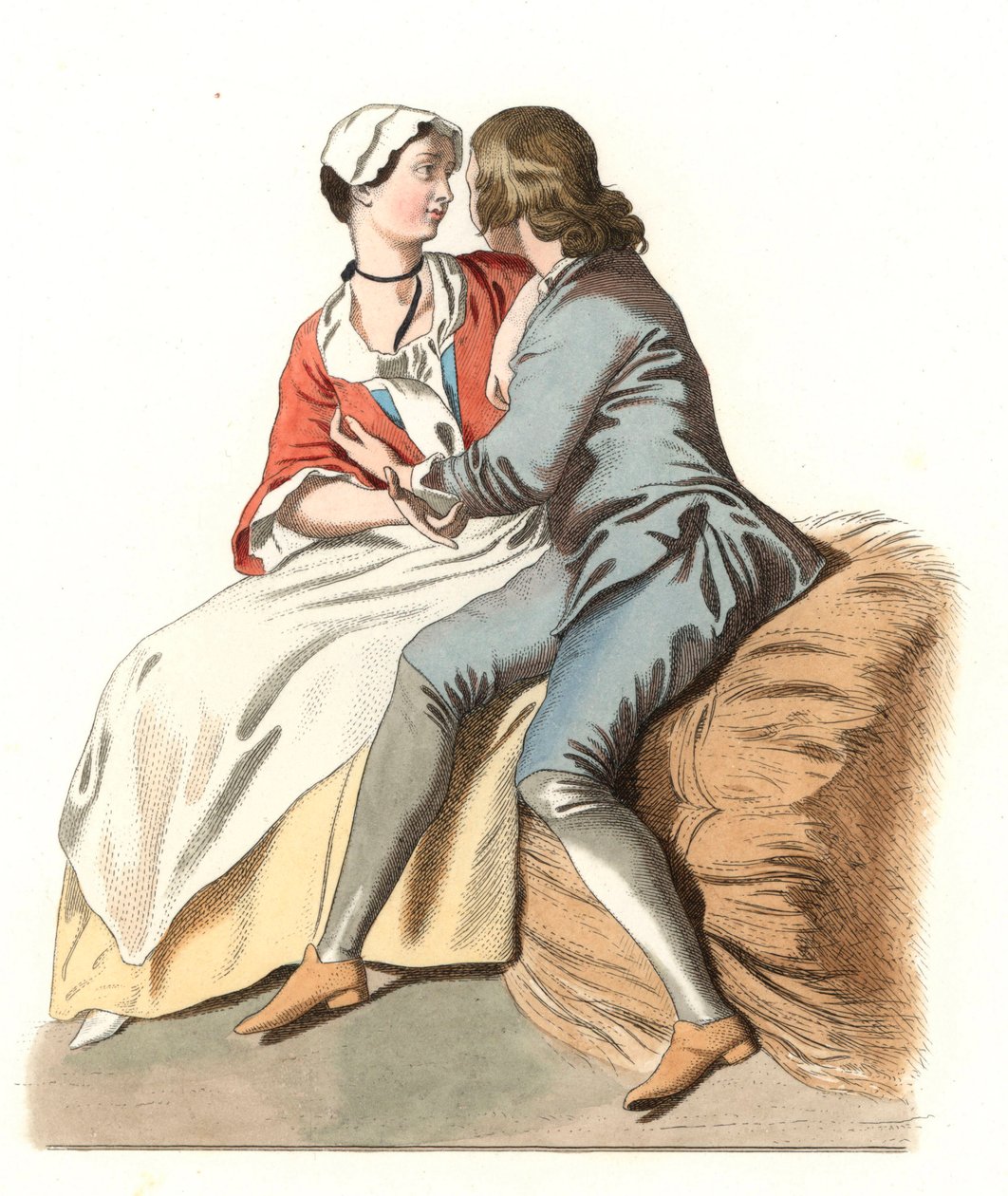 フランスの若い村人たち 作： EdmondLechevallier-Chevignard