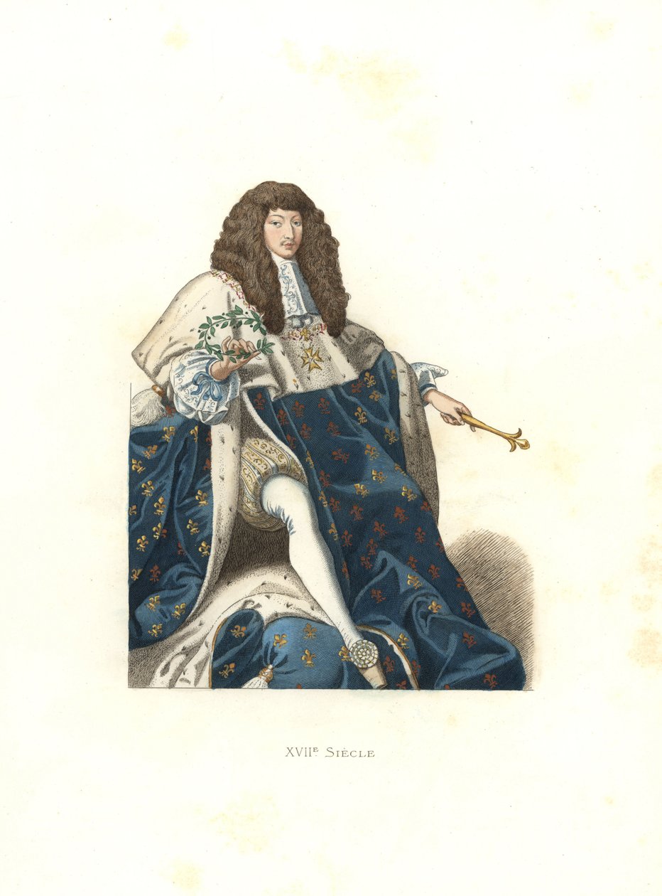 若き日のフランス国王ルイ14世 作： EdmondLechevallier-Chevignard