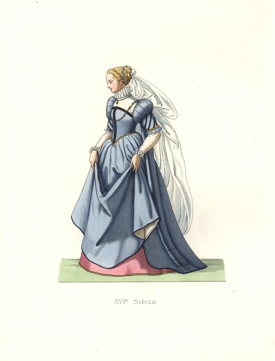 16世紀のラヴェンナの若い女性 作： EdmondLechevallier-Chevignard