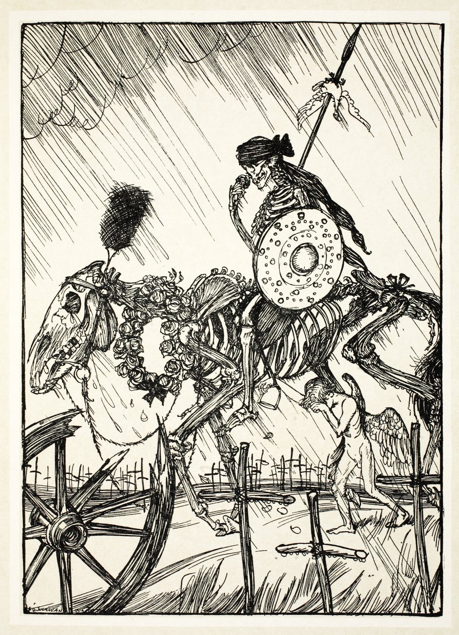 復活の復活、エドモンド・J・サリバンのカイザーのガーランドのイラスト、パブ。 1916 作： エドマンドジョセフサリバン