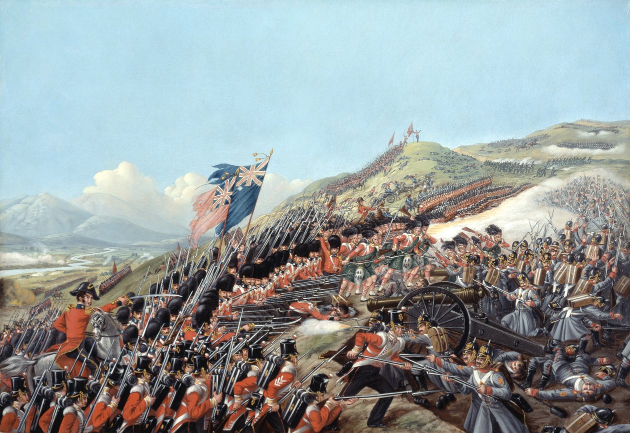 1854年1月20日のアルマの戦い、1854年 作： エドマンド・ウォーカー