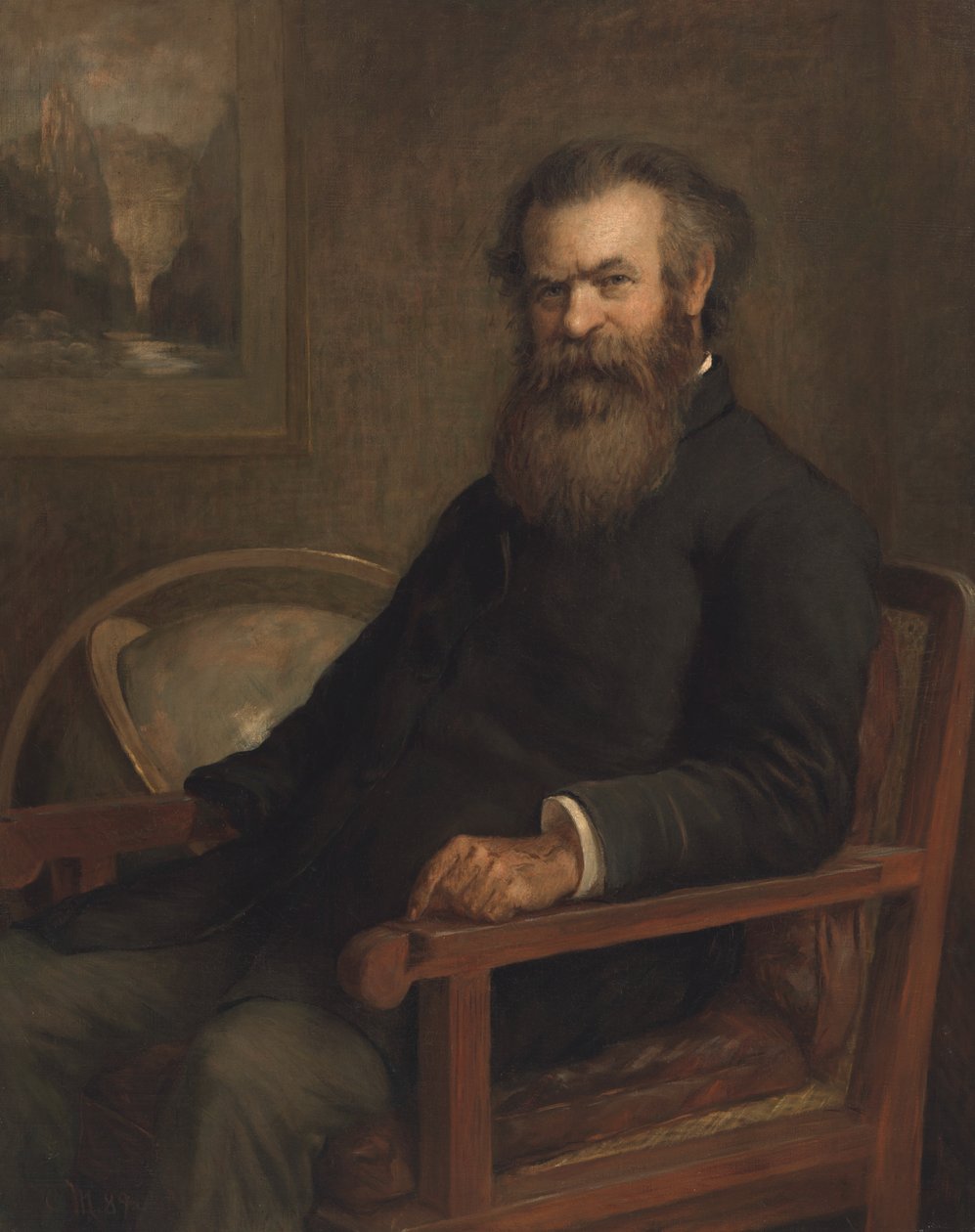 ジョン・ウェズリー・パウエル、1889年。 作： エドマンドクラレンスナイフ
