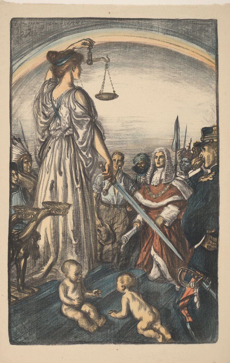 正義の擬人化 Reign of Justice (原題) Great War: British Efforts and Ideals (シリーズタイトル) The Great War: British Efforts and Ideals (オリジナル シリーズ タイトル) 作： エドマンドジョセフサリバン