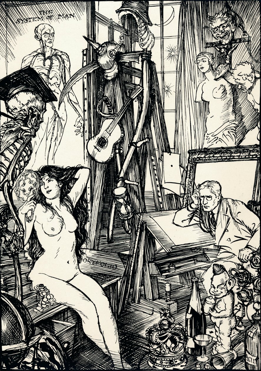 漫画家-ステージVI、c1920 作： エドマンドジョセフサリバン