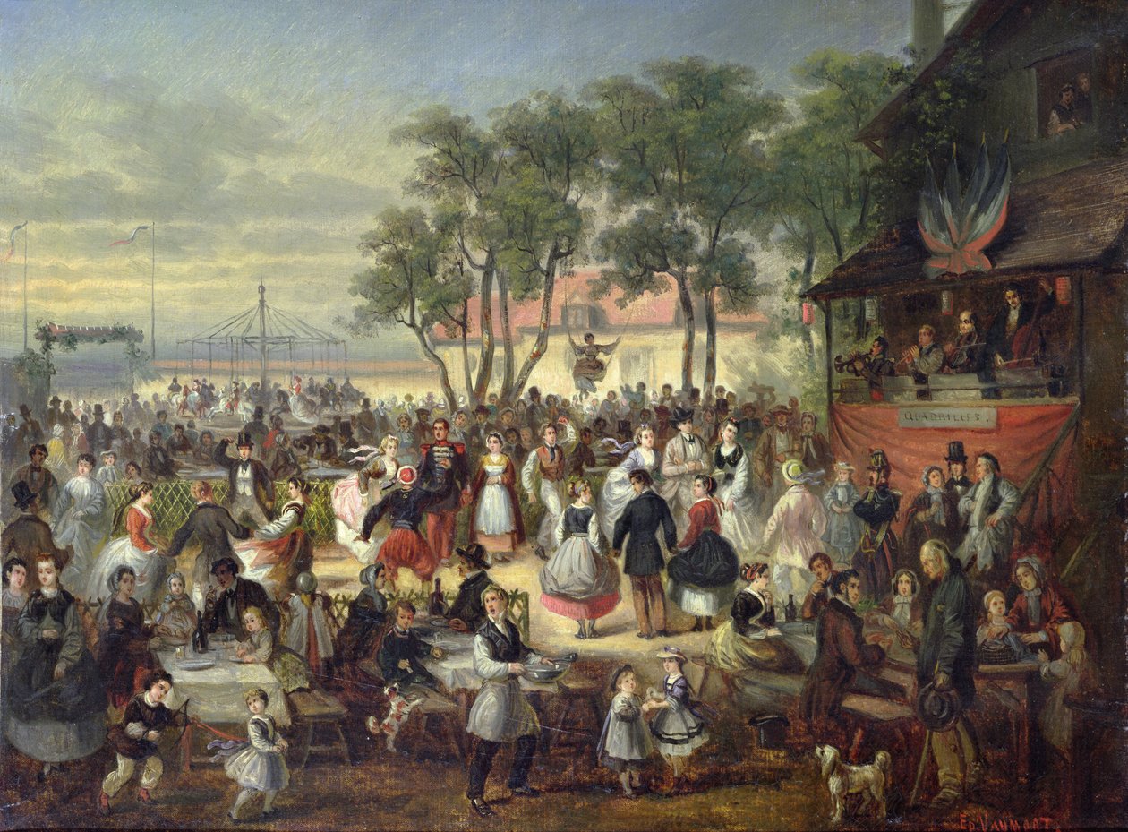 Saint-Cloud c.1860の祭典 作： エドゥアール・ヴォーモット