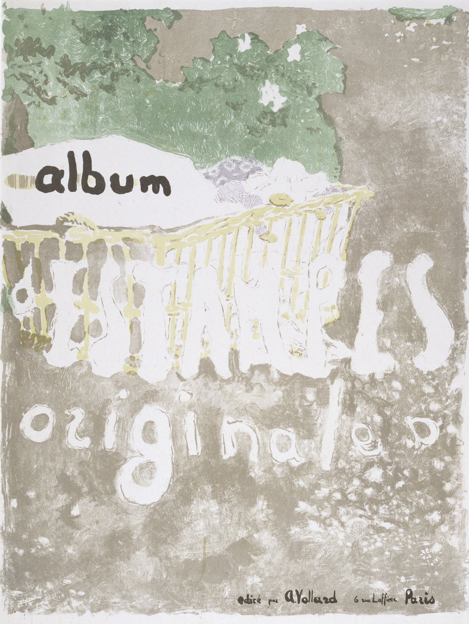 Ambrose Vollards Album of Printsのカバー、1898 作： エドゥアール・ヴィラード