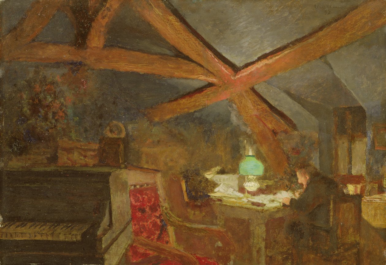 屋根裏部屋、1897 作： エドゥアール・ヴィラード
