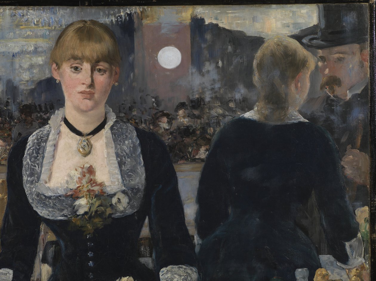 Folies-Bergereのバー、1881-82（2536の詳細） 作： エドゥアールマネ