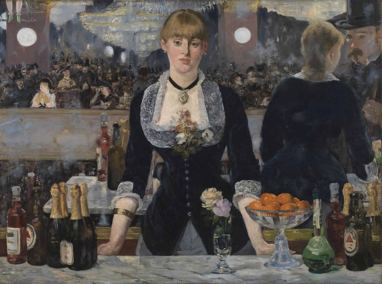 Folies-Bergere、1881-82のバー 作： エドゥアールマネ