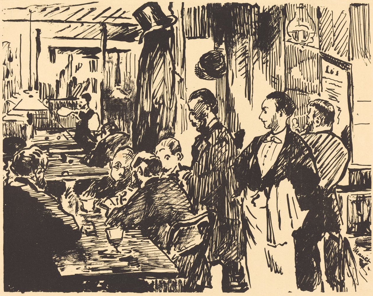 カフェにて カフェにて、1869年。 作： エドゥアールマネ