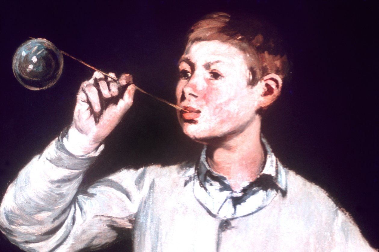 泡を吹く少年、詳細、1867 作： エドゥアールマネ