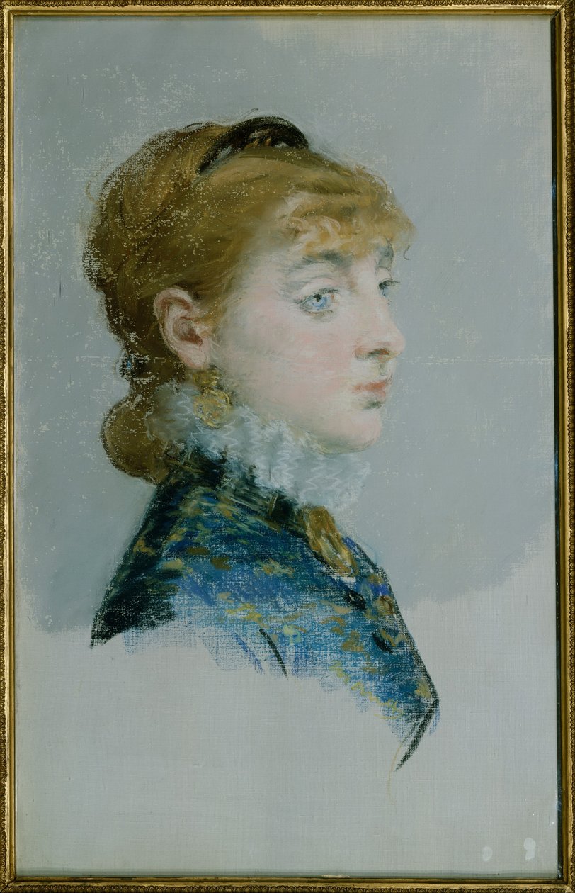 エミリー＝ルイーズ・デラビニュ（1848–1910）、通称ヴァルテス・ド・ラ・ビニュ 作： エドゥアールマネ