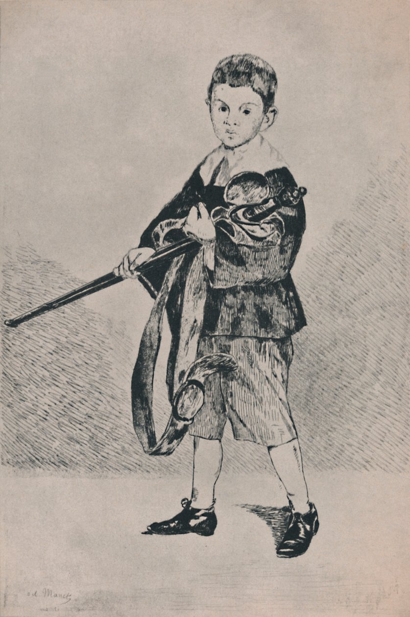 剣を持つ少年、1862、1946 作： エドゥアールマネ