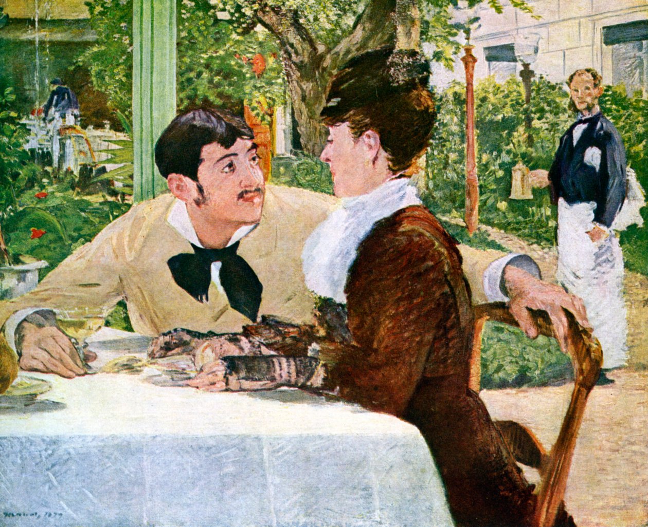 ペールラトゥイユの庭、1879年1938年。 作： エドゥアールマネ