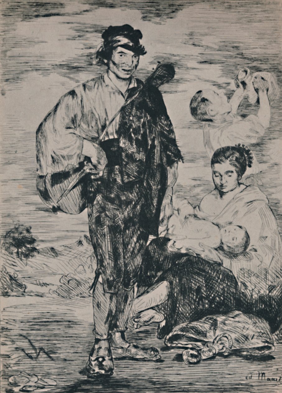 ジプシー、1862、1946 作： エドゥアールマネ