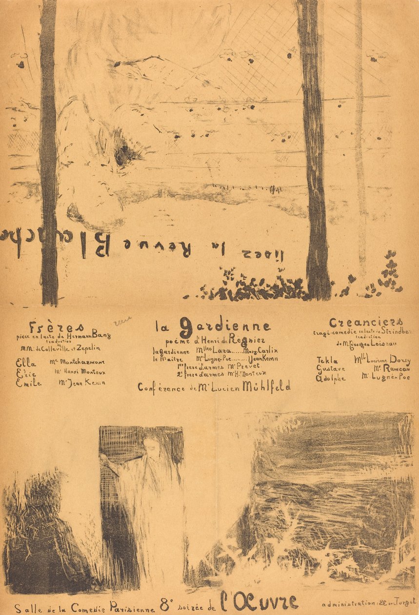 Frères, La Gardienne, Créanciers, 1894. 作： エドゥアール・ヴィラード