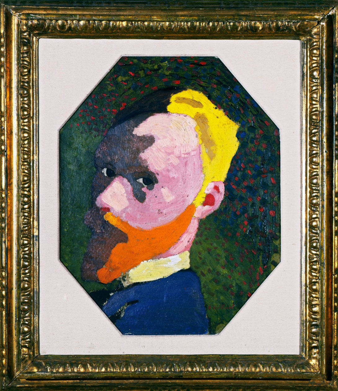 八角形のセルフポートレート、1890 作： エドゥアール・ヴィラード