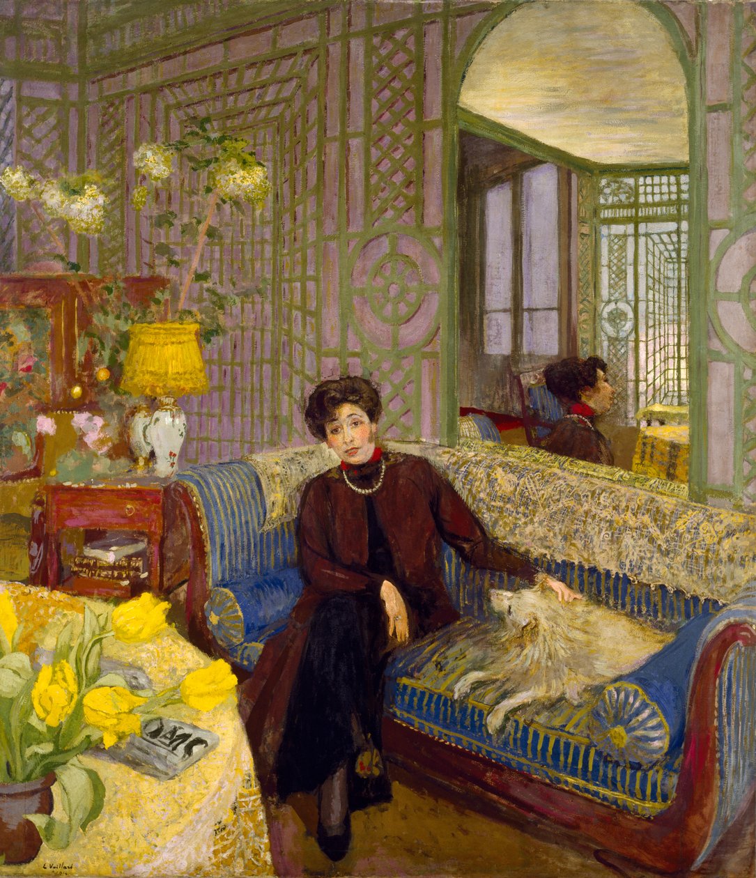 トリスタンバーナードの妻、マルセルアロンの肖像画（1866-1947）1914 作： エドゥアール・ヴィラード