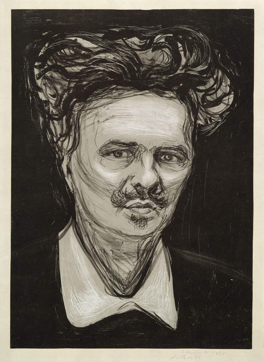 アウグスト・ストリンドベリ 作： エドヴァルド・ムンク