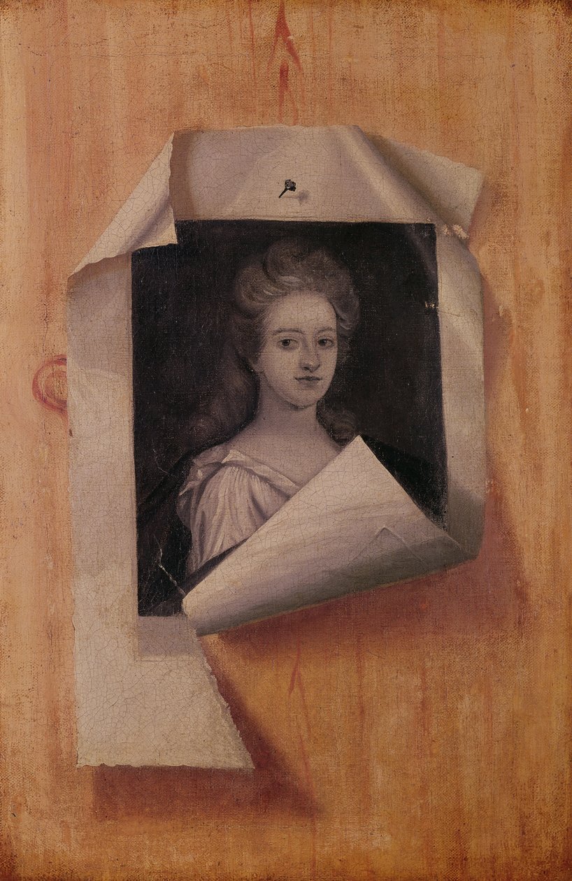 Trompe l&Oeil Portrait of a Lady