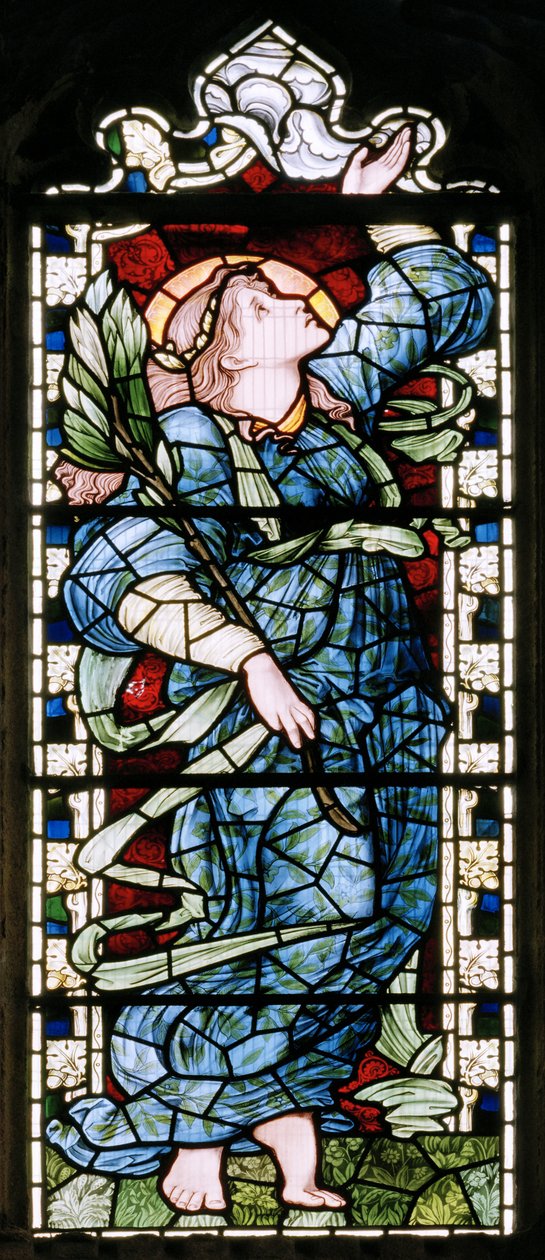 Ashton Under Lyne、Albion Congregational Church、Morris＆Co.、Edward Burne-Jones、South Transept、1896 作： エドワード・バーン・ジョーンズ