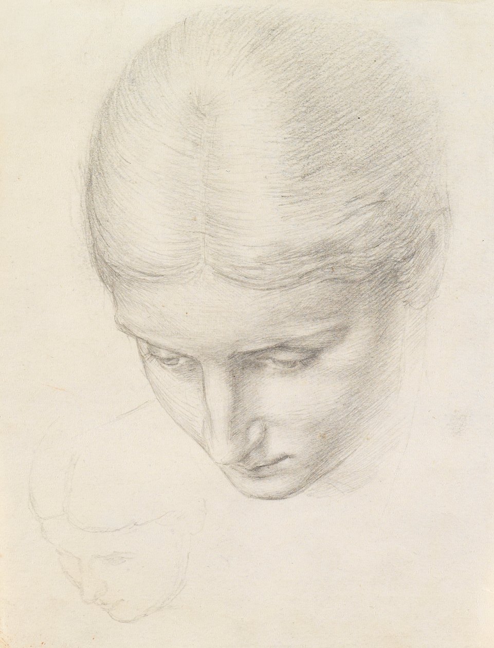 女性の研究。 c.1868-71 作： エドワード・ジョン・ポインター
