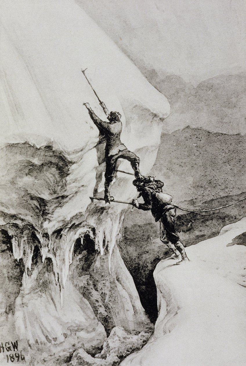 1871年に発行されたEdward Whymperによる「アルプスの中のスクランブル」からそれは可能ですか 作： エドワード・ウィンパー