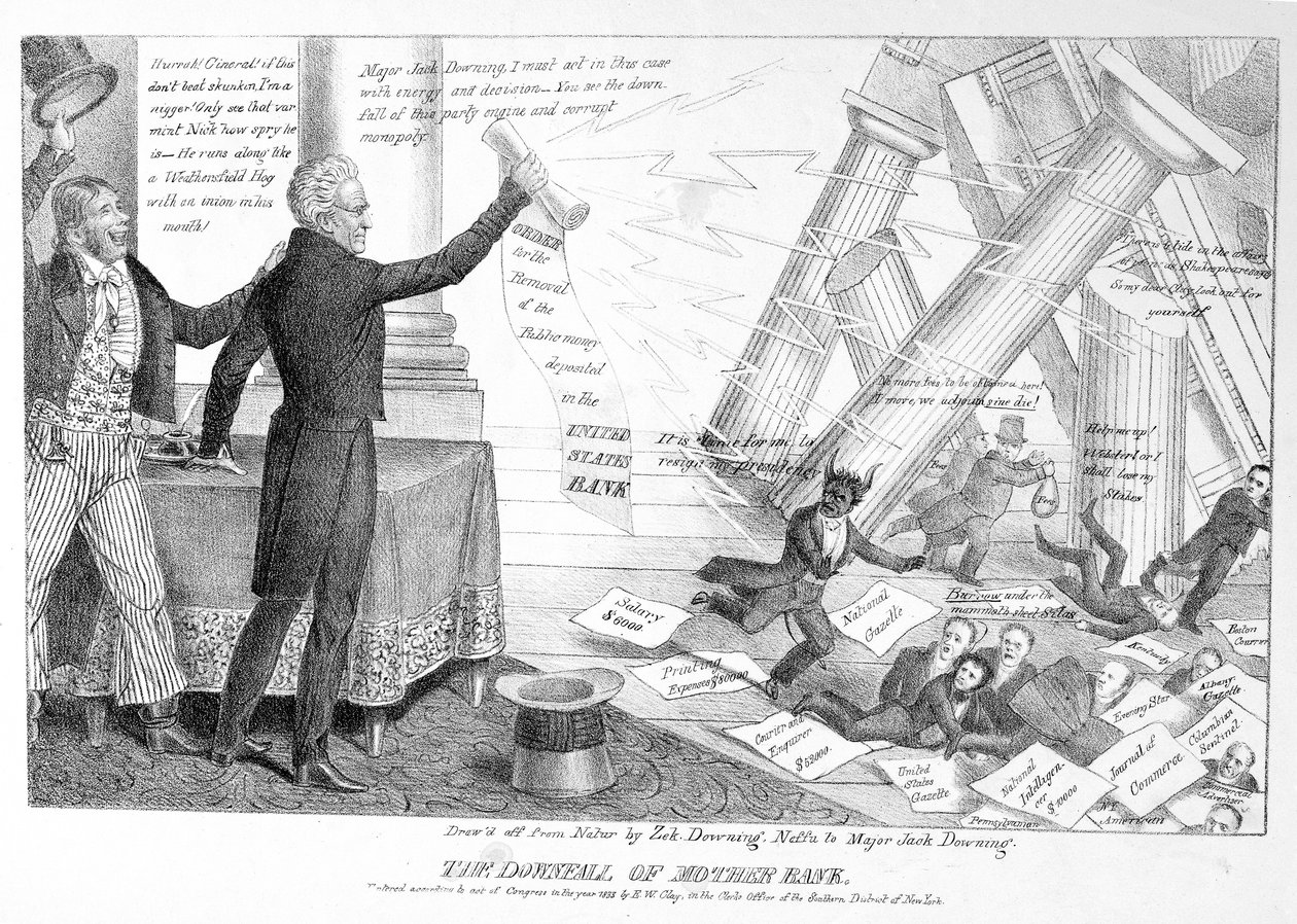 マザーバンクの没落、1833 作： エドワード・ウィリアムズ・クレイ