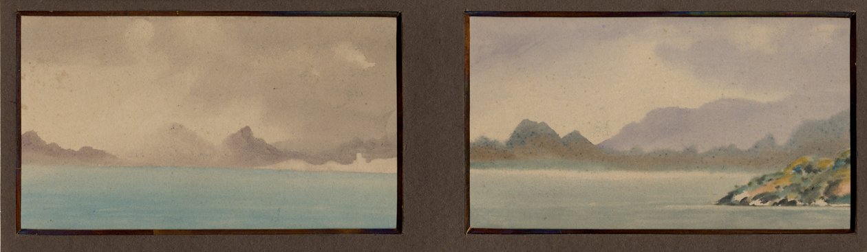 ノルウェーのノートからの水彩画、1898-99（紙にトイレ） 作： エドワードエイドリアンウィルソン