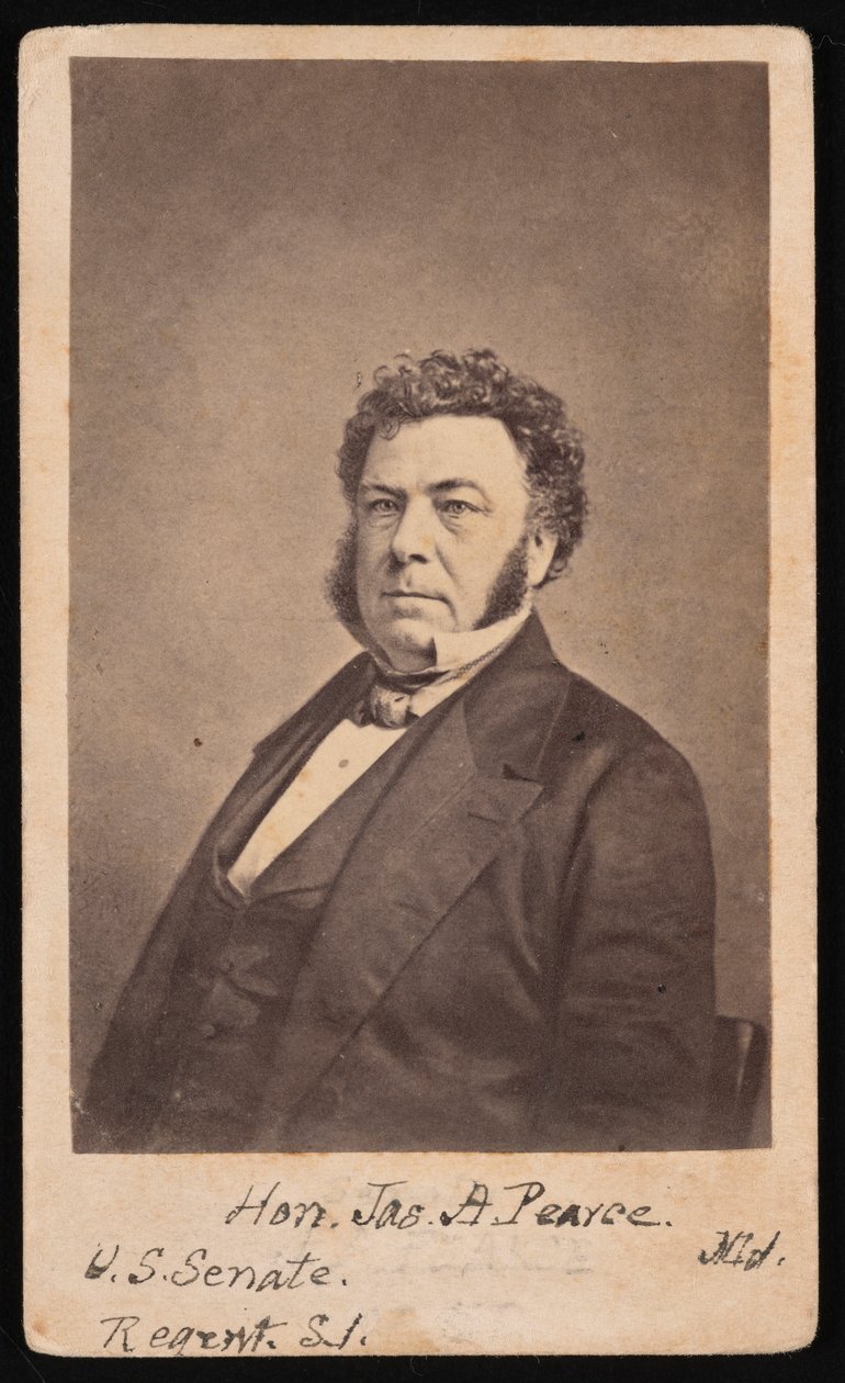 ジェームズ・アルフレッド・ピアースの肖像、1805～1862年、1862年以前。 作： エドワード・アンソニー