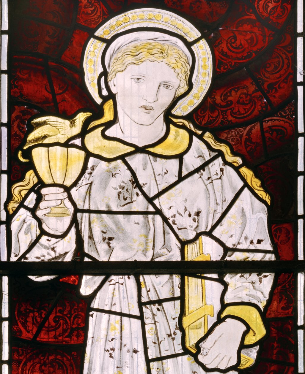 Biscester、Morris、Marshall、Faulkner＆Co、Edward Burne-Jones、Faith、1866 作： エドワード・バーン・ジョーンズ