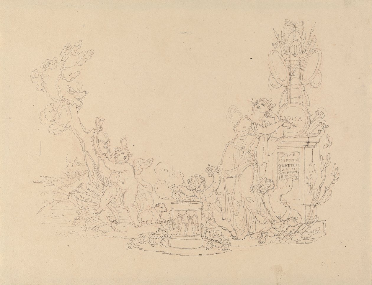 Designs for Illustrations to Beethoven