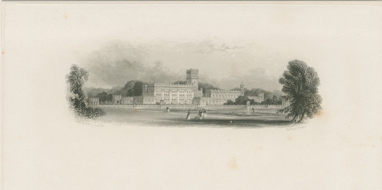 Trentham Hall: スティールエングレーヴィング, nd [?mid 19 cent] (プリント) 作： エドワード・フランシスを探す