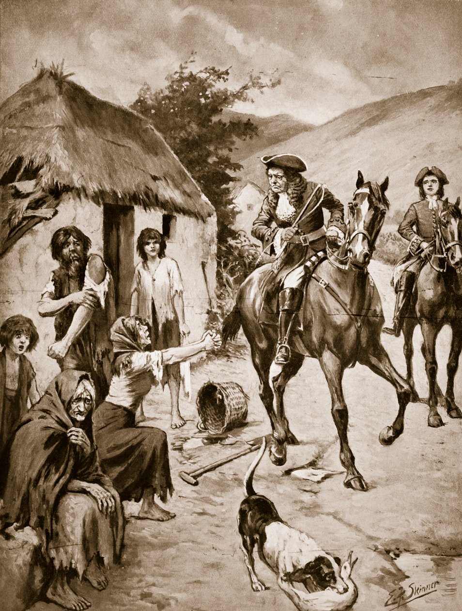 アイルランドの生活、1710年頃、「Hutchinson