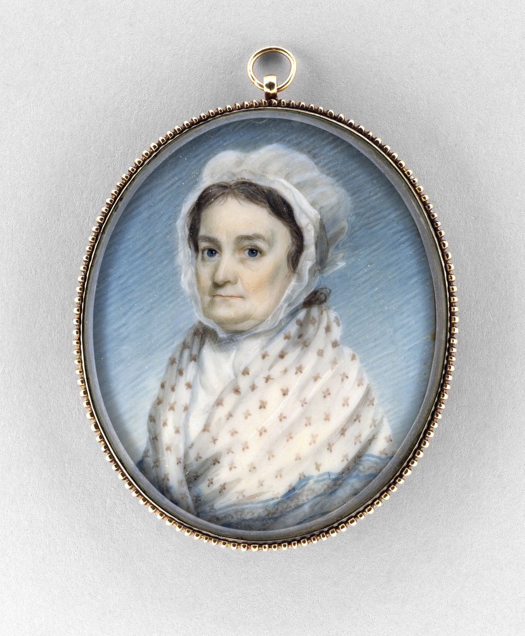 メアリー・グールド・アルミー、1797-1800年頃（象牙の水彩画） 作： エドワード・グリーン・マルボーン
