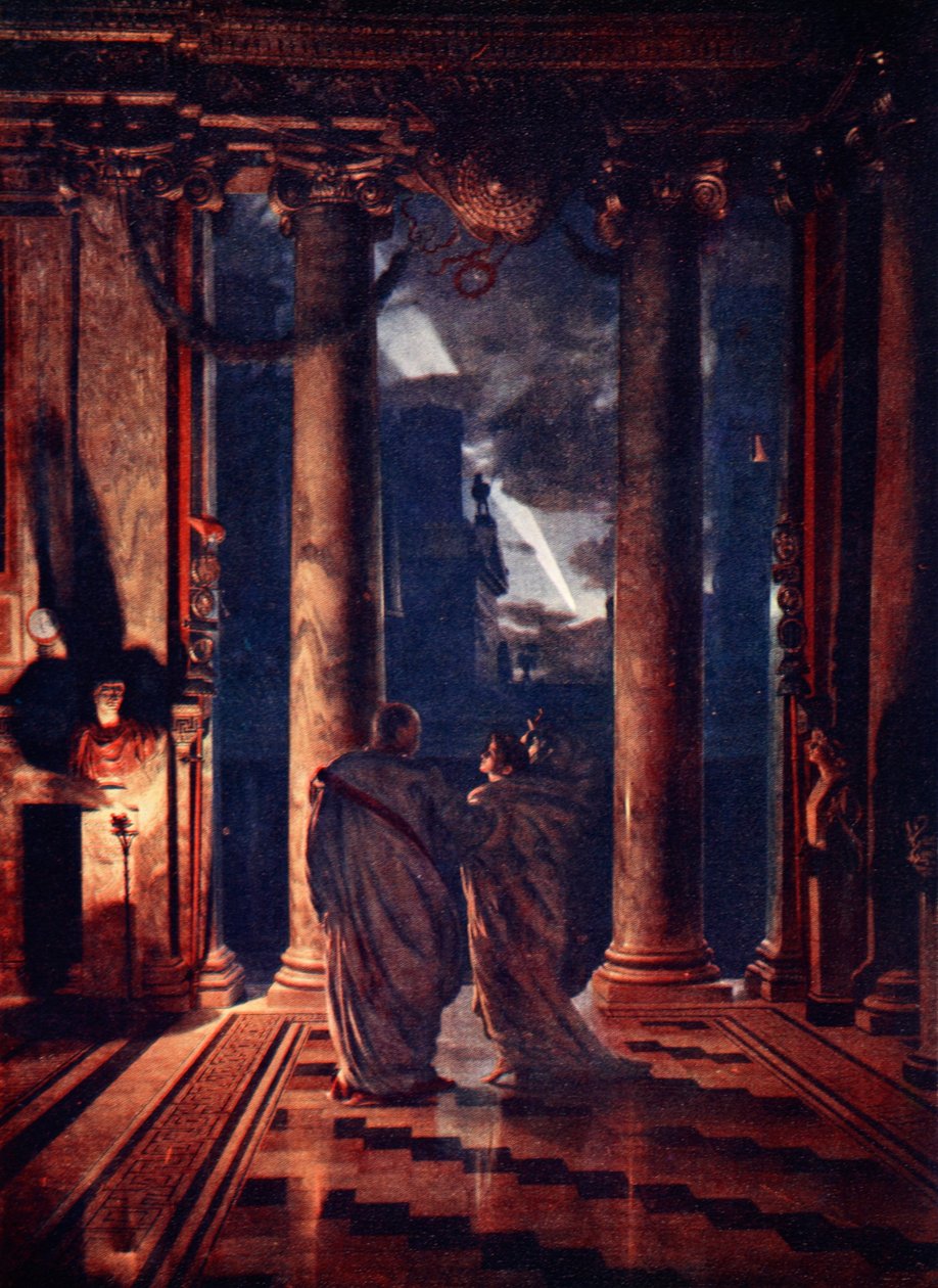 三月のイデス（ガイウス・ユリウス・カエサル暗殺）1883年 作： エドワード・ジョン・ポインター