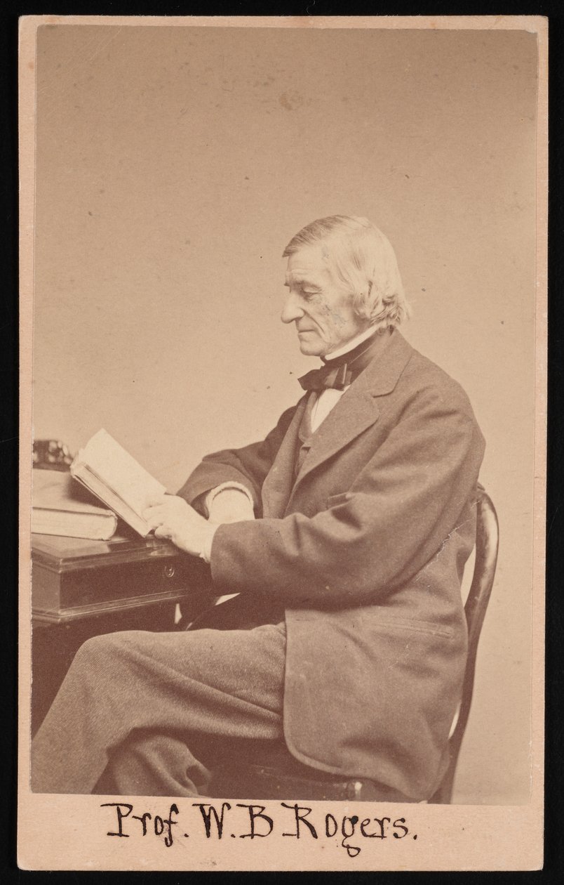 ウィリアム・バートン・ロジャースの肖像、1804～1882年、1866～1873年。 作： エドワードLアレン