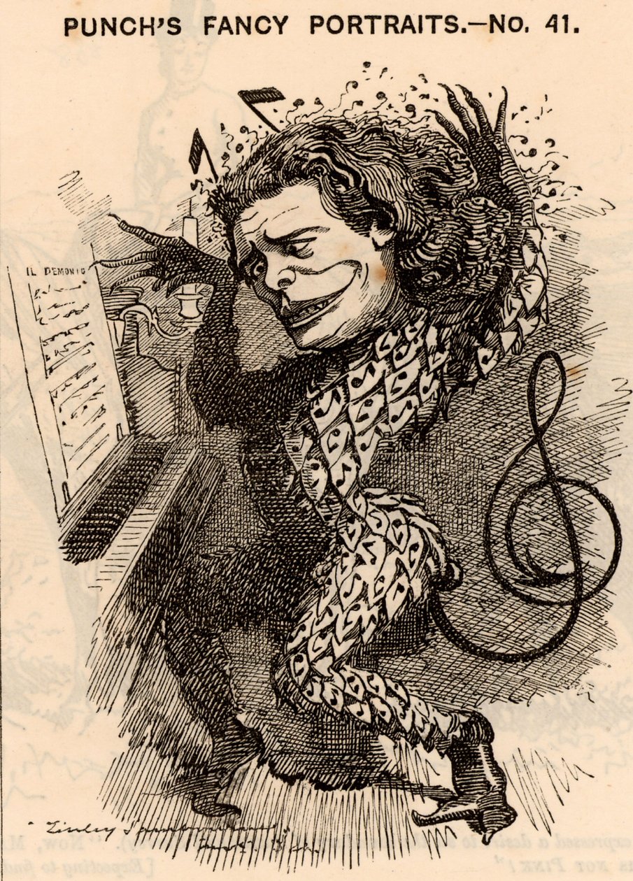 アントン・ルーベンシュタイン（1829-1894 作： エドワード・リンリー・サンボーン