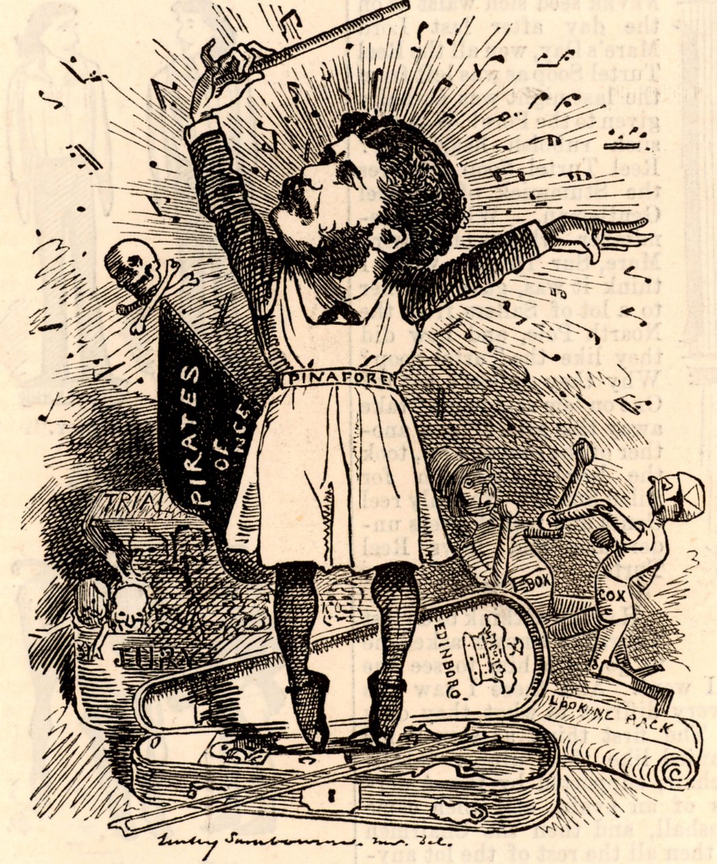 アーサー・シーモア・サリバン（1842-1900 作： エドワード・リンリー・サンボーン